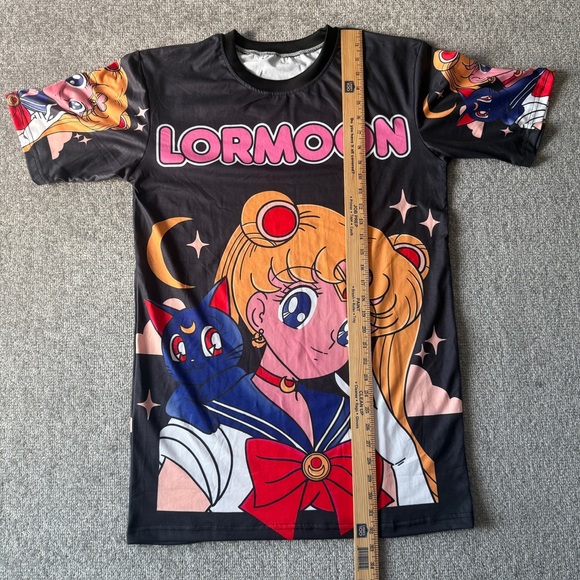 Sailor Moon AOP Anime Graphic Jersey Style Dri-Fit  Shirt no Tag, Measures L/XL - Picture 4 of 7